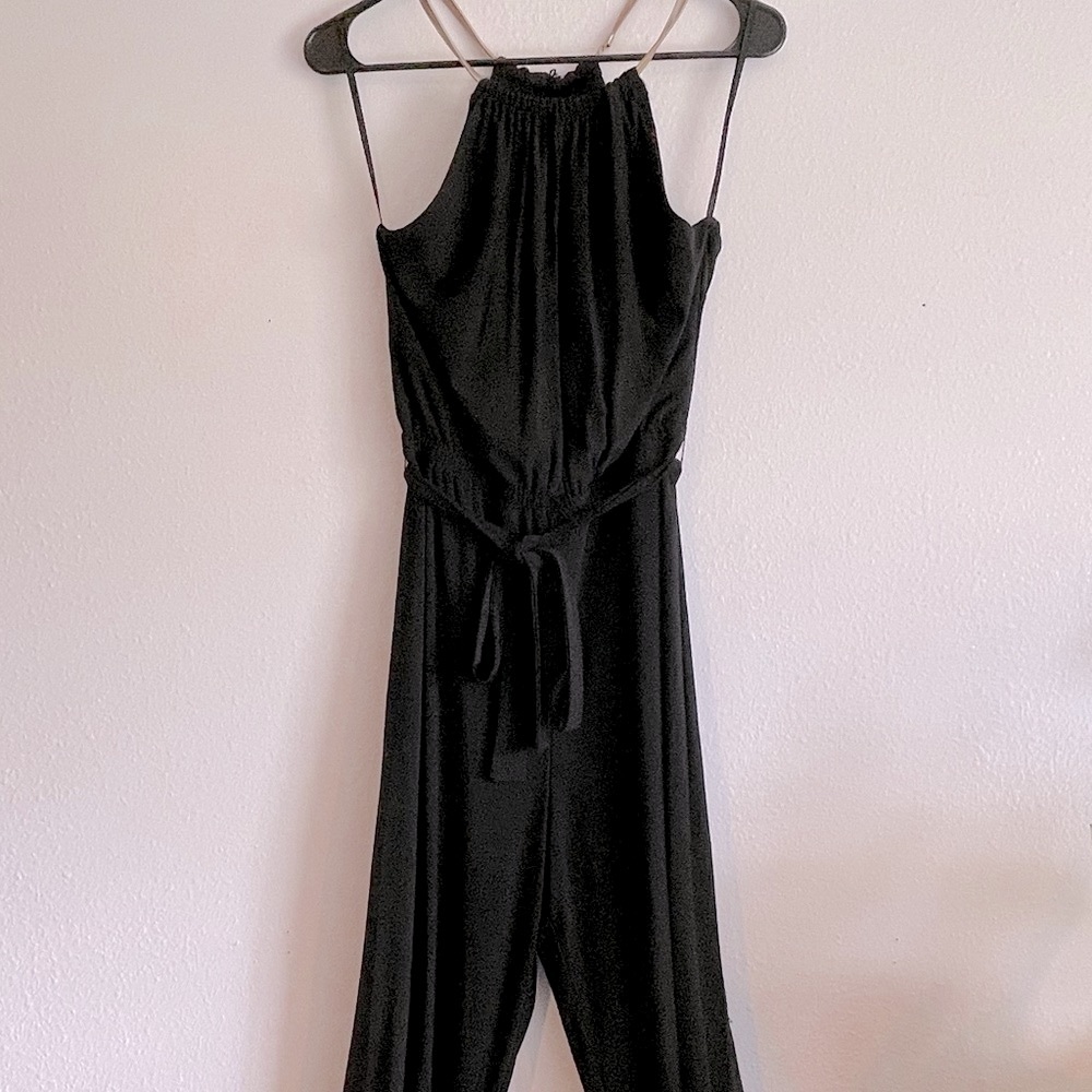 Black pantsuit